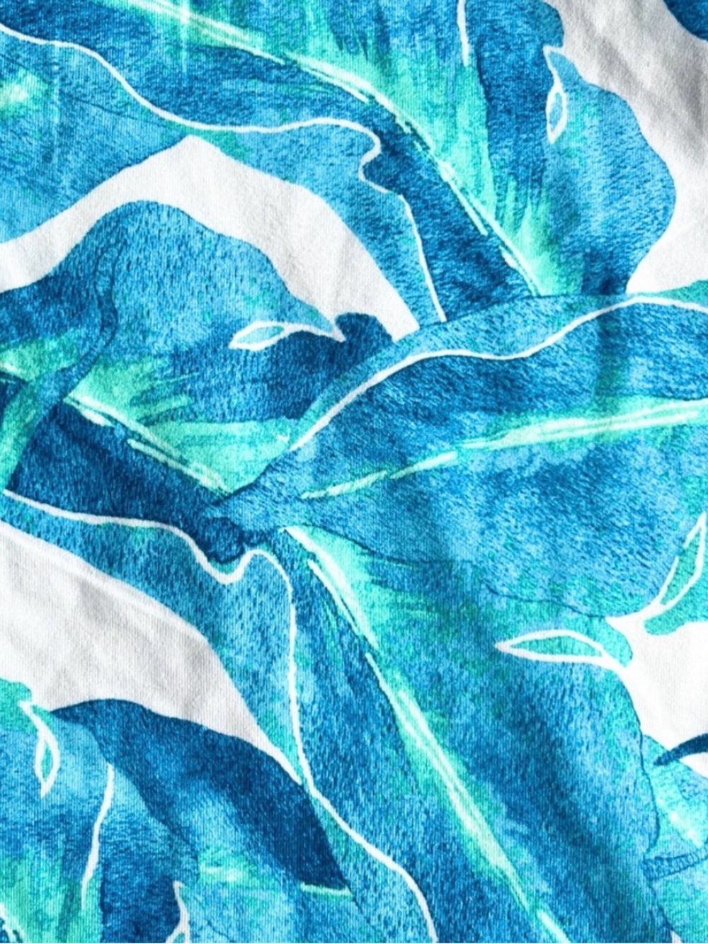 Patagonia Tropical Leaf Blue Print Skirt – Size Small - Picture 3 of 7